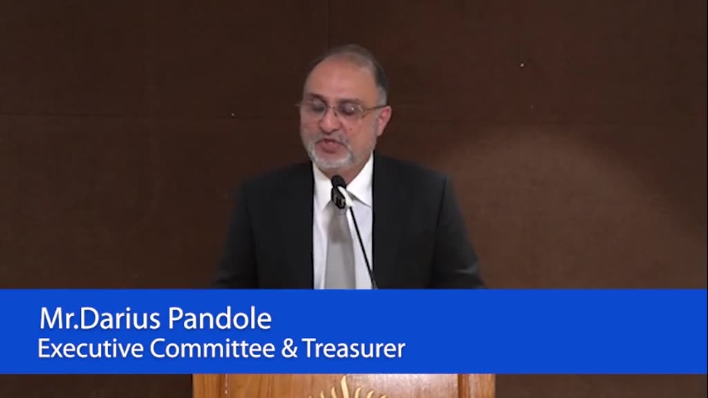 Darius Pandole speaking at the Know Your Candidate evening